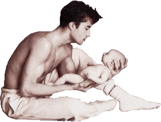 papa et bébé